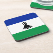 Lesotho Flag Untersetzer (Linke Seite)