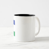 Lesotho Flag Zweifarbige Tasse (VorderseiteRechts)