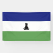 Lesotho-Flagge Banner (Horizontal)