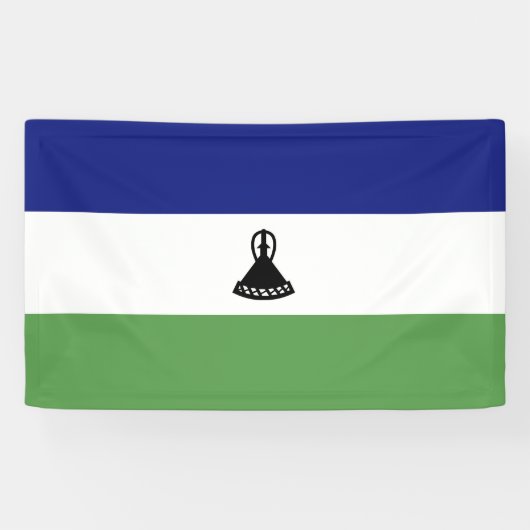 Lesotho-Flagge Banner (Horizontal)