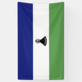 Lesotho-Flagge Banner (Vertikal)