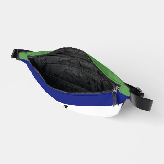 Lesotho-Flagge Bauchtasche (Offen)