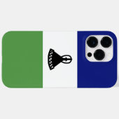 Lesotho-Flagge Case-Mate iPhone Hülle (Rückseite (Horizontal))