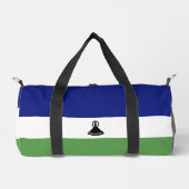 Lesotho-Flagge Duffle Bag (Vorderseite)