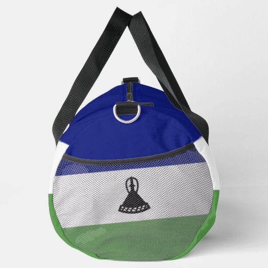 Lesotho-Flagge Duffle Bag (Rechts)