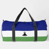 Lesotho-Flagge Duffle Bag (Rückseite)