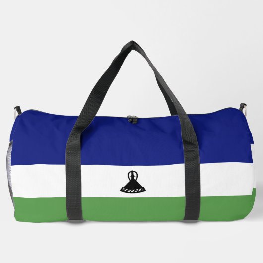 Lesotho-Flagge Duffle Bag (Rückseite)