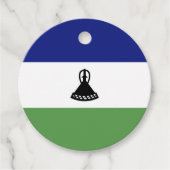 Lesotho-Flagge Geschenkanhänger (Vorderseite)
