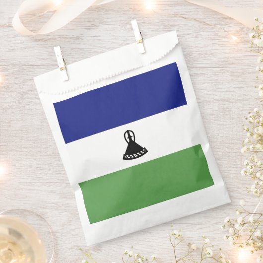 Lesotho-Flagge Geschenktütchen (Ausgeschnitten)
