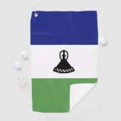 Lesotho-Flagge Golfhandtuch (Insitu)