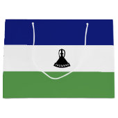 Lesotho-Flagge Große Geschenktüte (Vorderseite)
