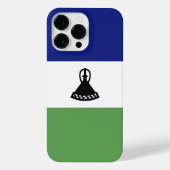 Lesotho-Flagge iPhone Hülle (Rückseite)