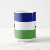 Lesotho-Flagge Kaffeetasse (Mittel)
