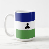 Lesotho-Flagge Kaffeetasse (Links)