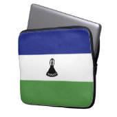Lesotho-Flagge Laptopschutzhülle (Vorderseite Links)