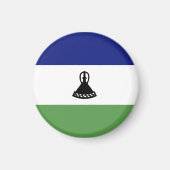 Lesotho-Flagge Magnet (Vorne)