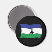 Lesotho-Flagge-Magnet Magnet (Vorderseite/Rückseite)