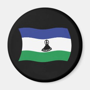 Lesotho-Flagge-Magnet Magnet