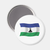 Lesotho-Flagge-Magnet Magnet (Vorderseite/Rückseite)