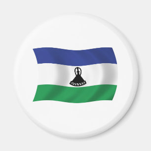 Lesotho-Flagge-Magnet Magnet