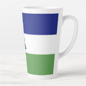 Lesotho-Flagge Milchtasse (Rechts)