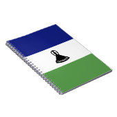 Lesotho-Flagge Notizblock (Rechte Seite)