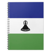 Lesotho-Flagge Notizblock (Vorderseite)