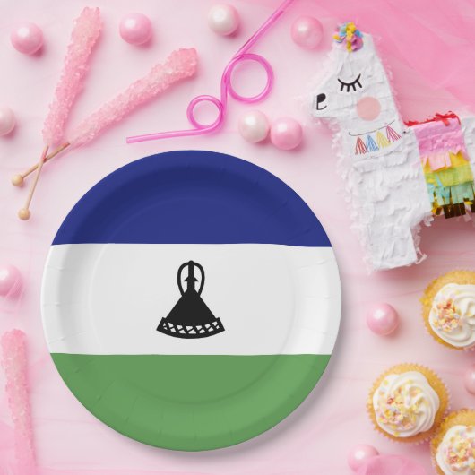 Lesotho-Flagge Pappteller (Party)