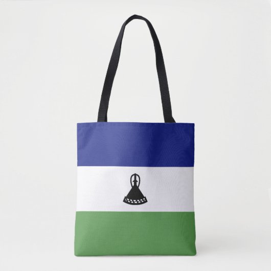 Lesotho-Flagge Tasche (Vorderseite)