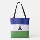 Lesotho-Flagge Tasche (Rückseite)