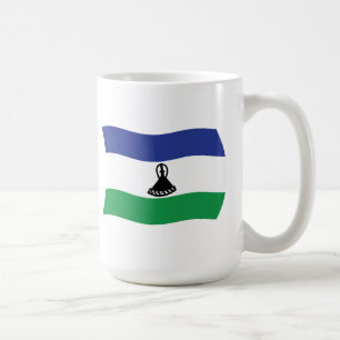 Lesotho-Flagge Tasse