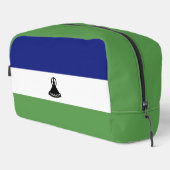 Lesotho-Flagge Waschbeutel (Rechte Ecke)