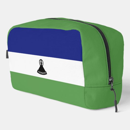 Lesotho-Flagge Waschbeutel (Rechte Ecke)