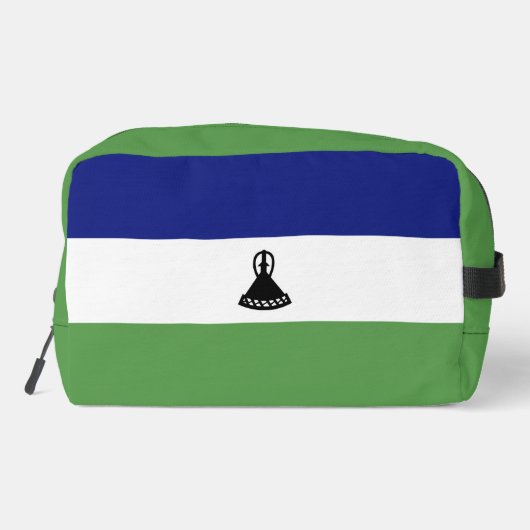 Lesotho-Flagge Waschbeutel (Rückseite)