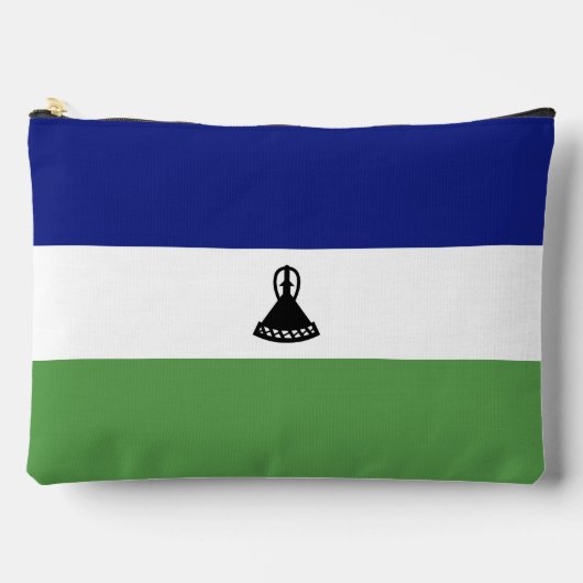 Lesotho-Flagge Zubehörtasche (Vorderseite)