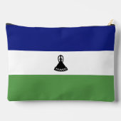 Lesotho-Flagge Zubehörtasche (Rückseite)