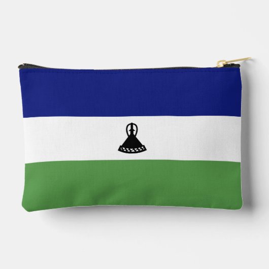 Lesotho-Flagge Zubehörtasche (Rückseite)