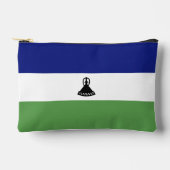 Lesotho-Flagge Zubehörtasche (Vorderseite)