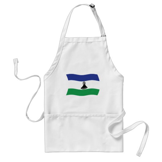 Lesotho-Flaggen-Schürze Schürze (Vorne)