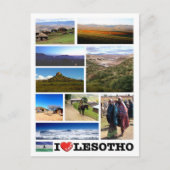 Lesotho - I Liebe - Postkarte (Vorderseite)