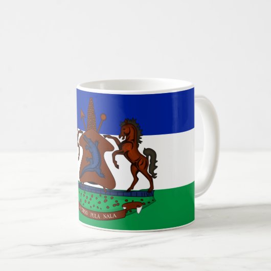 Lesotho Kaffeetasse (VorderseiteRechts)