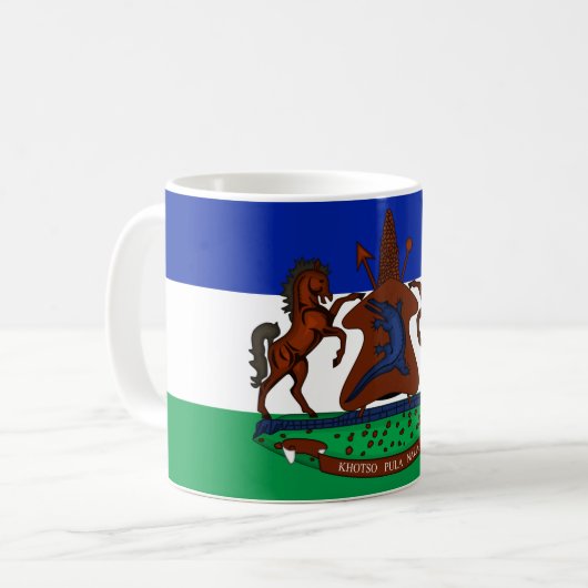 Lesotho Kaffeetasse (Vorderseite Links)