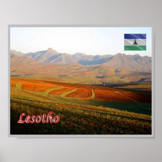 Lesotho - Landschaft - Poster (Vorne)