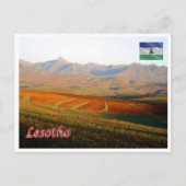 Lesotho - Landschaft - Postkarte (Vorderseite)