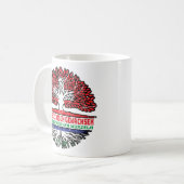 Lesotho Lesothisch Schweizer Schweiz Baum Wurzel Kaffeetasse (Vorderseite Links)