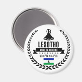 Lesotho Magnet (Vorderseite/Rückseite)