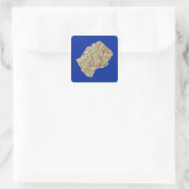 Lesotho Map Sticker (Tasche)