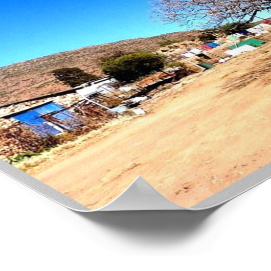 Lesotho - Panorama - Poster (Ecke)