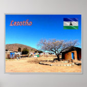 Lesotho - Panorama - Poster (Vorne)