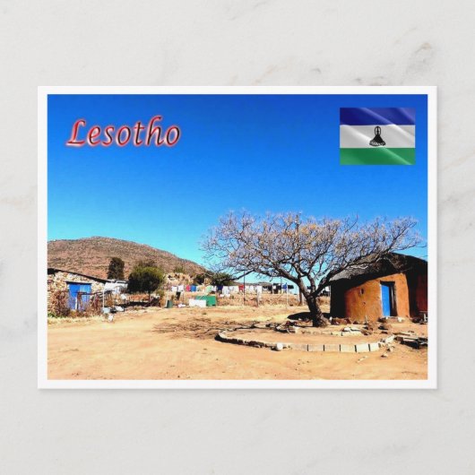 Lesotho - Panorama - Postkarte (Vorderseite)